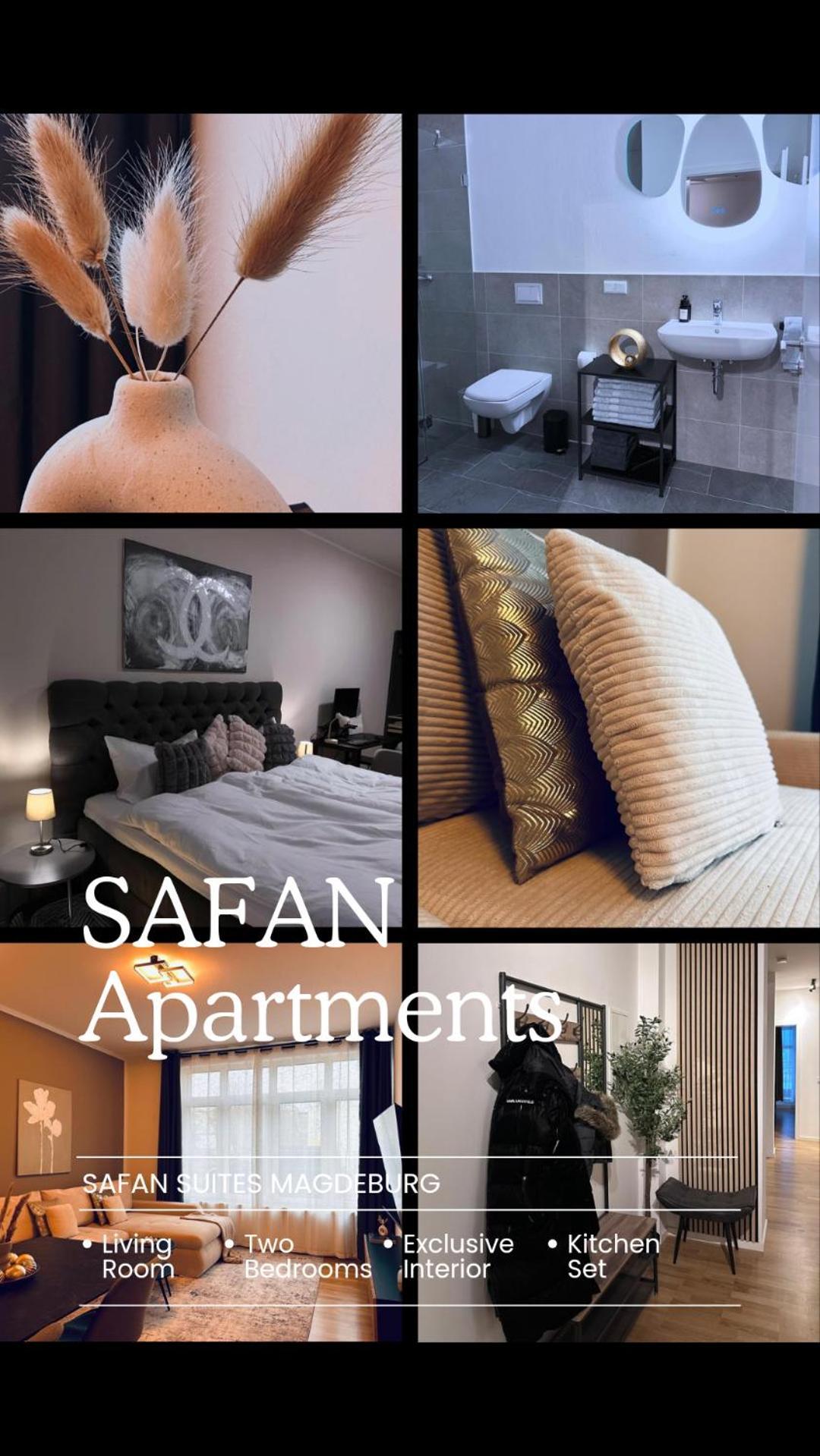 Safan Suites I Elbnah I Balkon I Uniklinik I Parkplatz Magdeburg Exterior photo